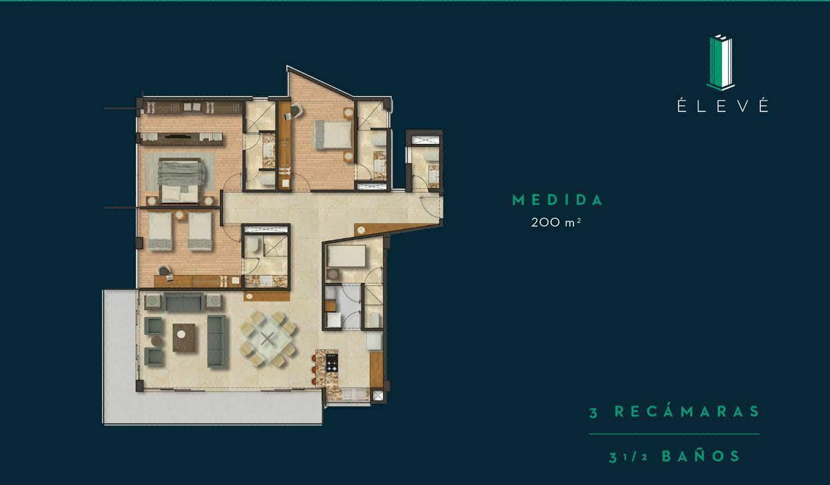 Departamento en Torre Élevé, Valle Real, foto 1